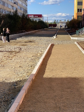 Площадь п. Айхал